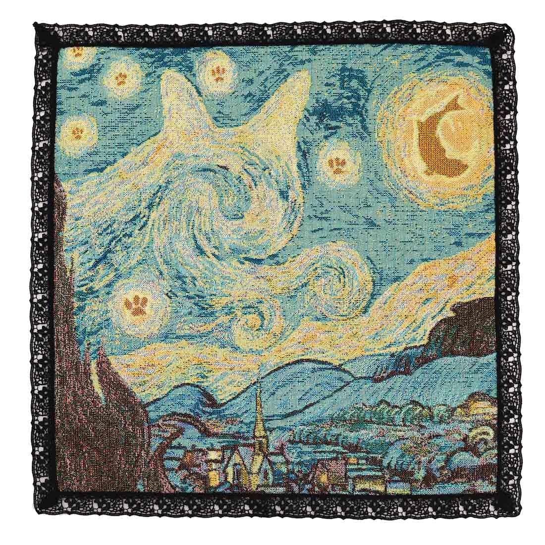 Amazon.co.jp: 【CAT ART】 キャットアート ゴブラン織り ハンカチ